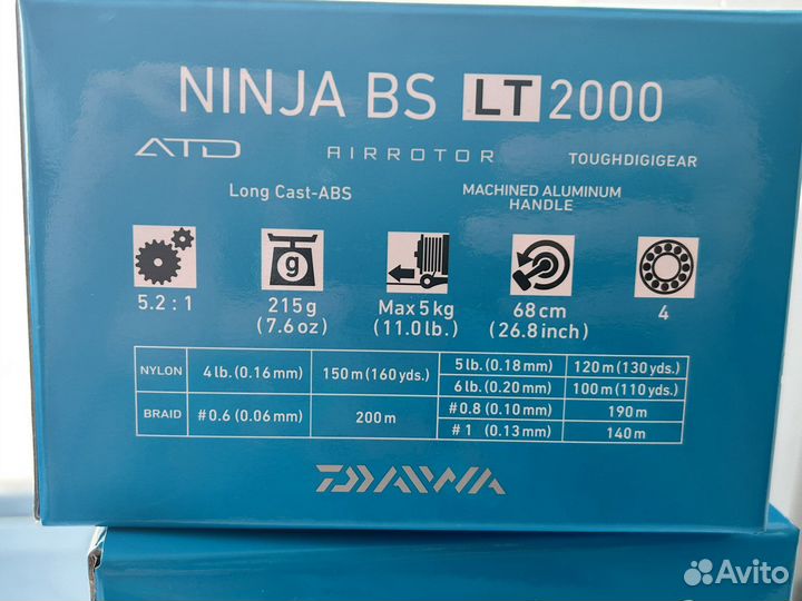 Катушка рыболовная Daiwa ninja