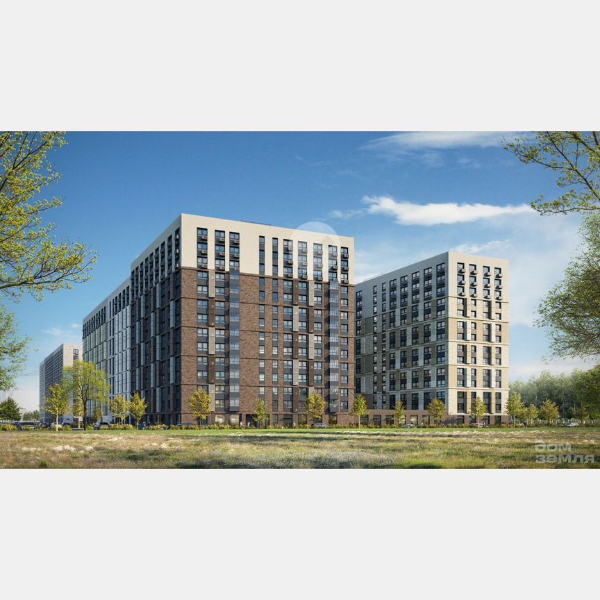 2-к. квартира, 57,7 м², 10/12 эт.