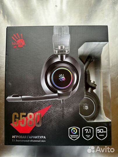 Наушники игровые A4tech Bloody G580