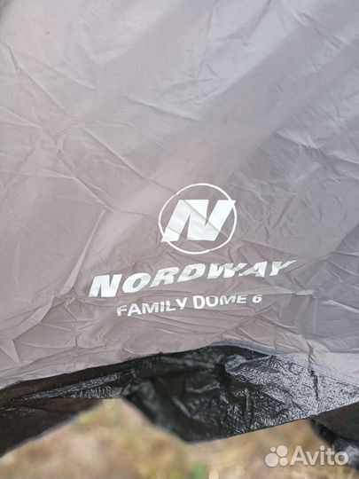 Палатка туристическая 6 местная с тамбуром