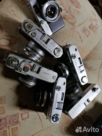 Фотоаппараты пленочные разные