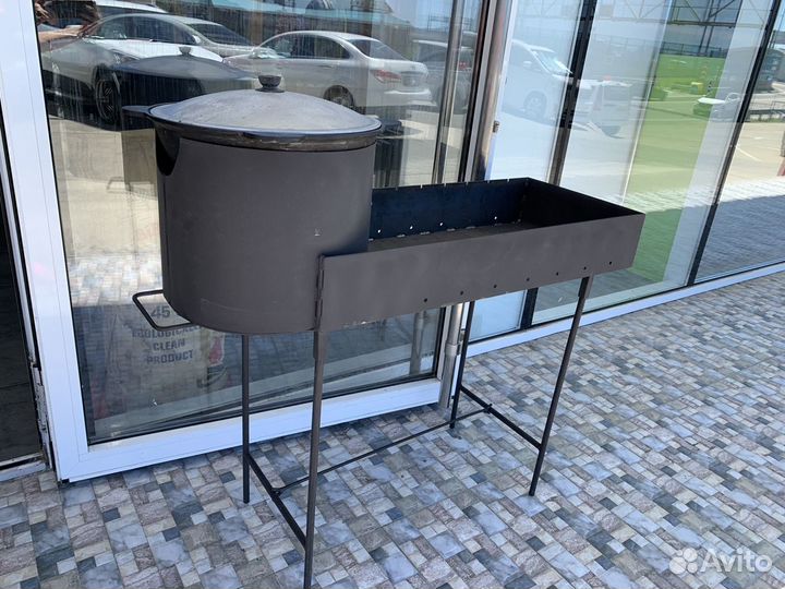 Мангал с очагом
