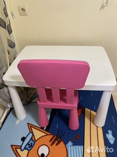 Стол и стул IKEA