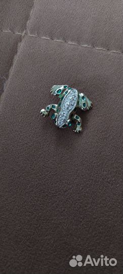 Брошь 80 е г. Италия