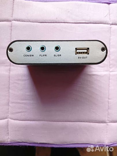 Акустические колонки 5.1 плюс конвертор звука 5.1