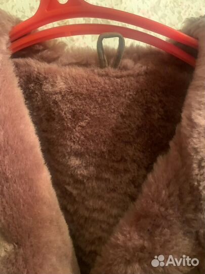 Дубленка женская с капюшоном