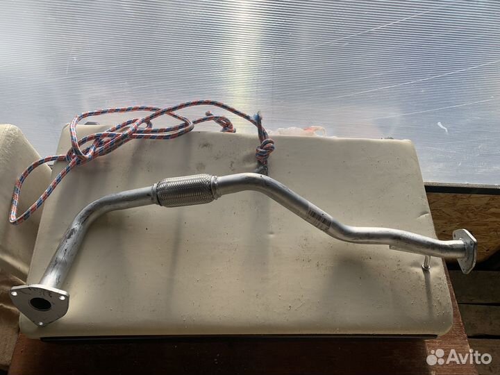 Приемная труба chevrolet lanos