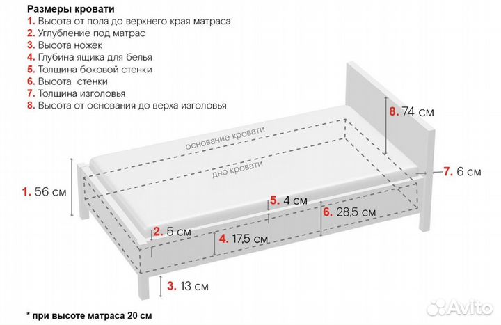 Кровать двухспальная с подъемным механизмом