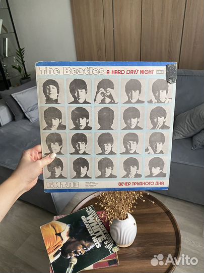 Битлз вечер трудного дня винил the beatles