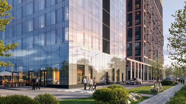 1-к. квартира, 35,6 м², 29/53 эт.