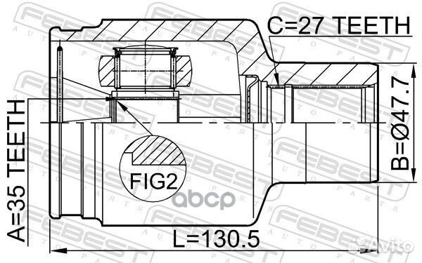 ШРУС 1411-MUS 1411-MUS Febest