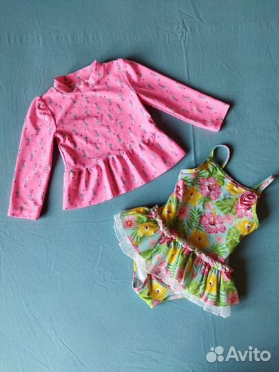 Одежда пакетом на девочку 74 80 86
