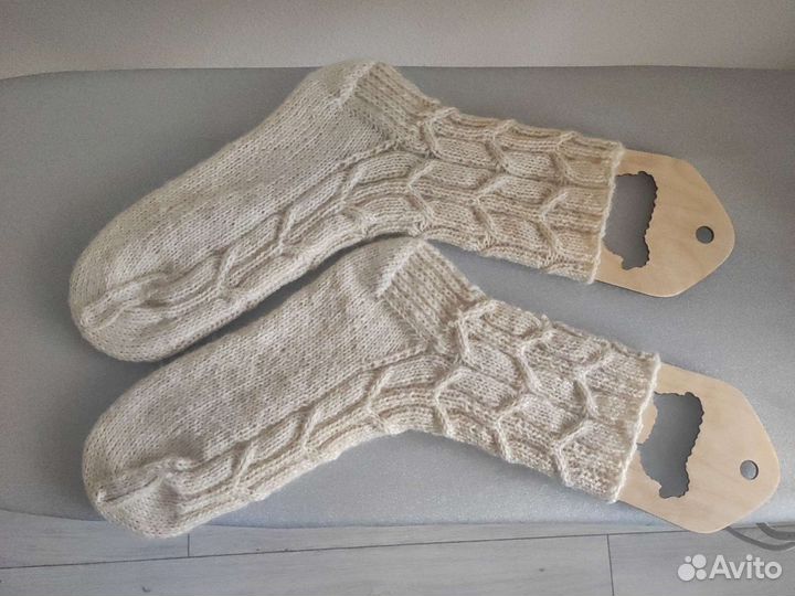 Носки вязаные мужские шерсть