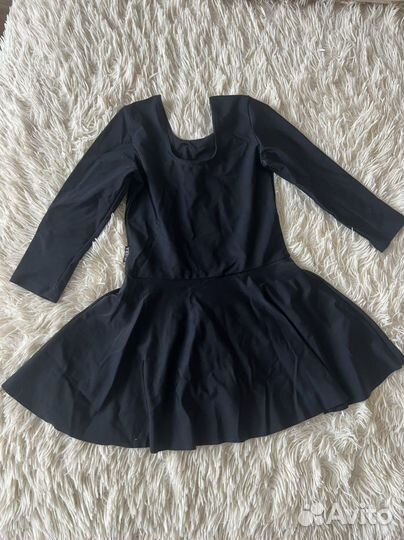 Гимнастический купальник с юбкой