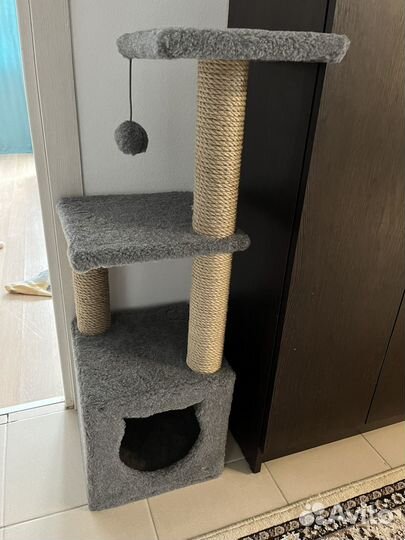 Домик для кошки с когтеточкой