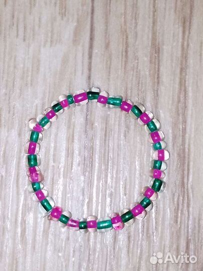 Кольцо из бисера