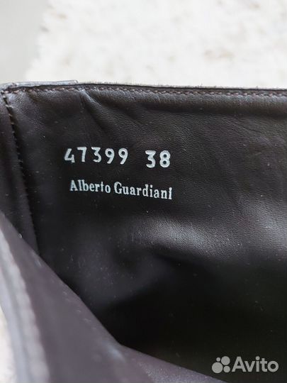 Сапоги натуральная кожа Alberto Guardiani