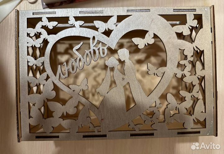 Свадебная шкатулка для конвертов