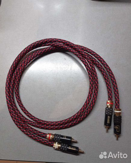 Межблочный кабель 2 rca Canare 1 метр