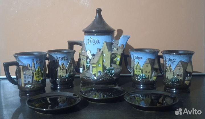 Чайный /кофейный сервиз Рига. СССР