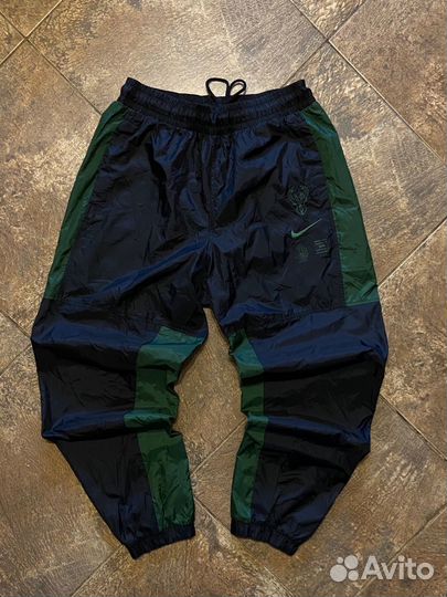 Нейлоновые Штаны Nike NBA Milwaukee Bucks