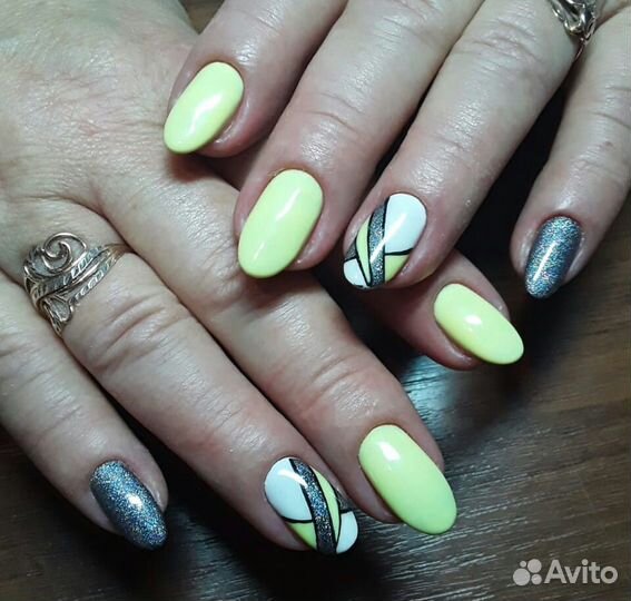 Маникюр, гель лак, брови, биотатуаж (хна)