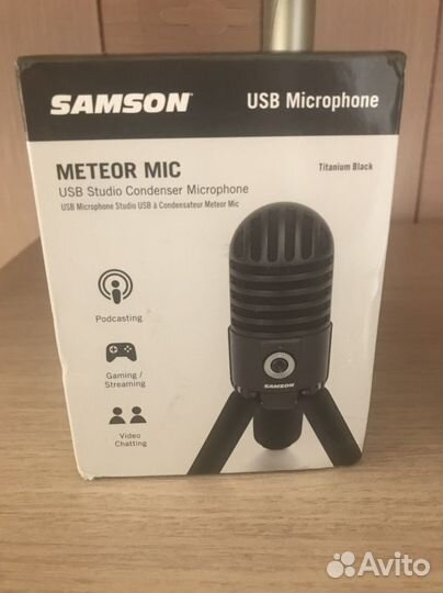Студийный микрофон Samson meteor mic
