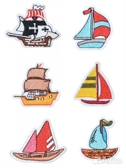 Термонашивки корабли и лодки нашивки