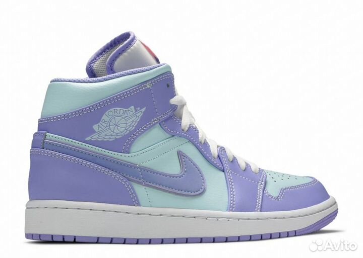 Nike Air Jordan 1 Mid «Purple Aqua»