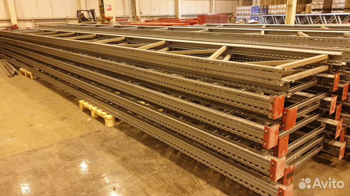 Стеллажи складские грузовые паллетные бу монтаж