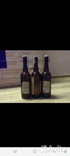 Бутылка с бугельной пробкой от 0,5л, 0,75л, 1л