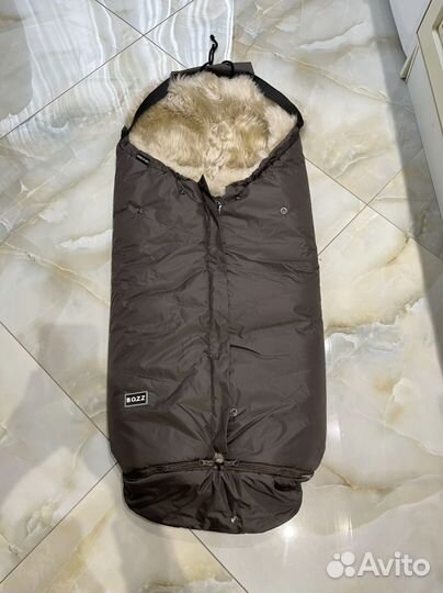 Конверт- одеяло. bozz. Не бу. натур. Овчина