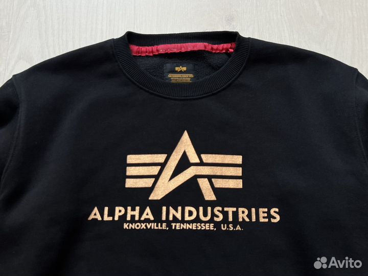 Alpha Industries свитшот мужской оригинал