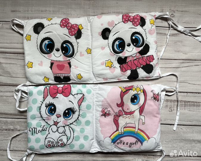 Бортики в детскую кроватку