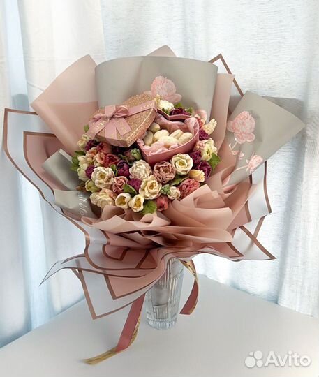 Подарок из зефира