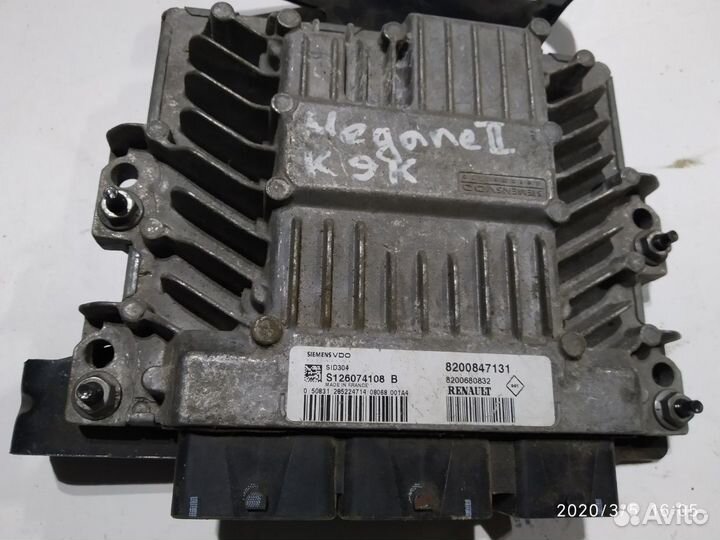 Блок управления двигателем K9K Megane 2