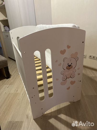 Детская кровать с матрасом