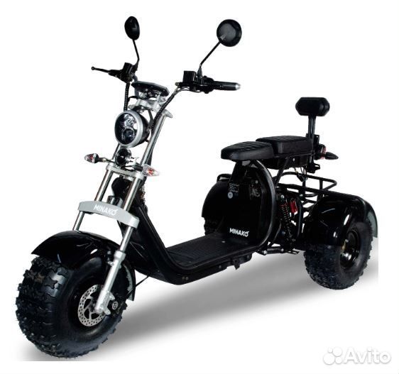 Электроскутер Minako Rex Black 3000W