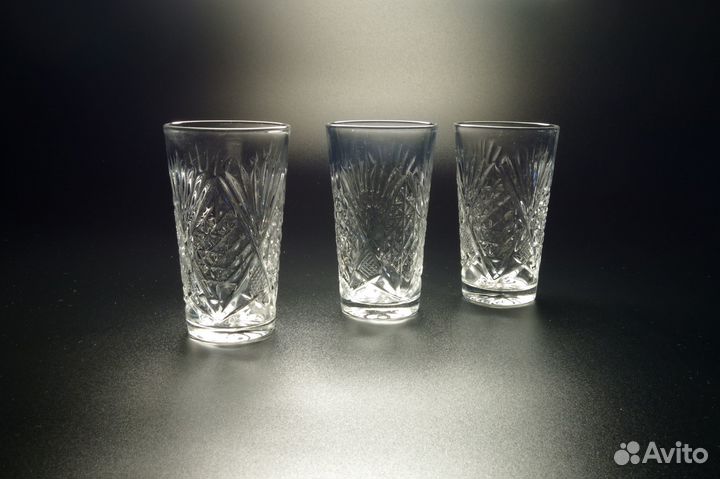 Хрустальные стаканы комплект