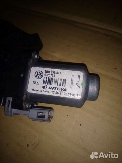 Моторчик стеклоподъемника volkswagen polo 5