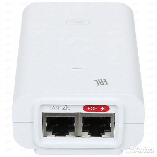 Блок питания PoE 48 В, Ubiquiti 48-24W-WH