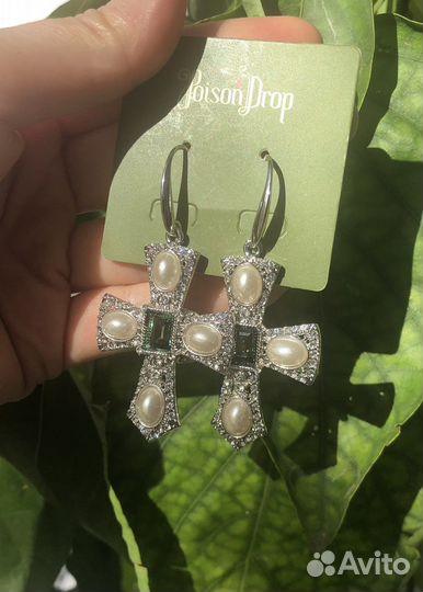 Poison Drop Серьги ювелирная бижутерия