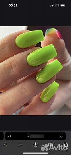 Маникюр гель лак