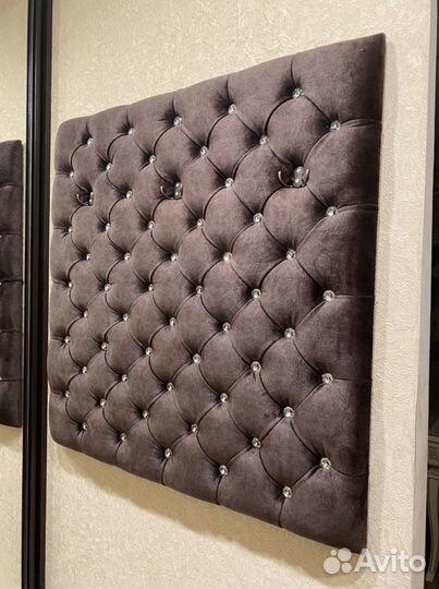 Мягкая стена панно прихожая вешалка каретка