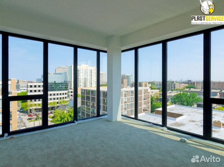 Панорамные окна, панорамное остекление, балконы