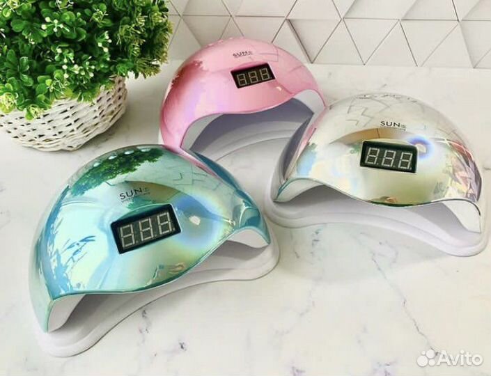 Цветные лампы для гель-лака Sun 5 48 Вт