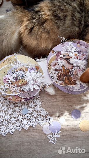 Открытки, альбомы ручной работы на реализацию