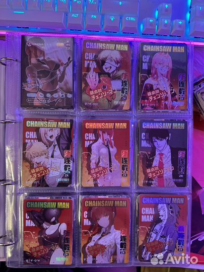 Человек Бензопила Коллекционные Карточки BF