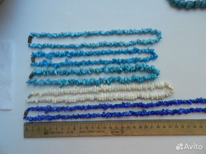 Бусы бирюза СССР