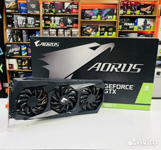 Видеокарта Gigabyte Aorus GTX1660ti